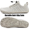 WateLves Water Shoes Men Women Barefoot Beach Aqua Socks Wide Swim Outdoor Walking Breathable Anti Slip Pool Shoes for Hiking Kayaking Diving Surfing(A-beige)