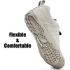 WateLves Water Shoes Men Women Barefoot Beach Aqua Socks Wide Swim Outdoor Walking Breathable Anti Slip Pool Shoes for Hiking Kayaking Diving Surfing(A-beige)