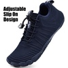 WateLves Water Shoes Men Women Barefoot Beach Aqua Socks Wide Swim Outdoor Walking Breathable Anti Slip Pool Shoes for Hiking Kayaking Diving Surfing(A-blue)