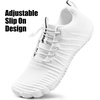 WateLves Water Shoes Men Women Barefoot Beach Aqua Socks Wide Swim Outdoor Walking Breathable Anti Slip Pool Shoes for Hiking Kayaking Diving Surfing(A-white)