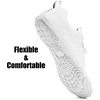 WateLves Water Shoes Men Women Barefoot Beach Aqua Socks Wide Swim Outdoor Walking Breathable Anti Slip Pool Shoes for Hiking Kayaking Diving Surfing(A-white)
