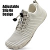 WateLves Water Shoes Men Women Barefoot Beach Aqua Socks Wide Swim Outdoor Walking Breathable Anti Slip Pool Shoes for Hiking Kayaking Diving Surfing(A-beige)