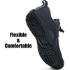 WateLves Water Shoes Men Women Barefoot Beach Aqua Socks Wide Swim Outdoor Walking Breathable Anti Slip Pool Shoes for Hiking Kayaking Diving Surfing(B-dark Grey)