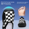 WateLves Wide Toddler Water Shoes Kids Quick Dry Barefoot Shoes Girls Boys Aqua Athletic Sneakers for Beach Hiking Swim Kayak Sport Accessories, Camping Essentials(Black/White)