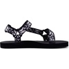 WateLves Womens-Sport-Sandals Hiking Sandals with-Arch-Support Webbing-Outdoor-Beach-Water-Sandals for Travel-Walking-Trekking-Camping(Black Flower)