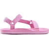 WateLves Womens-Sport-Sandals Hiking Sandals with-Arch-Support Webbing-Outdoor-Beach-Water-Sandals for Travel-Walking-Trekking-Camping(Pink)
