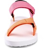 WateLves Womens-Sport-Sandals Hiking Sandals with-Arch-Support Webbing-Outdoor-Beach-Water-Sandals for Travel-Walking-Trekking-Camping(Pink Orange)