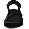 WateLves Womens-Sport-Sandals Hiking Sandals with-Arch-Support Webbing-Outdoor-Beach-Water-Sandals for Travel-Walking-Trekking-Camping(Thicken-black)