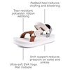 WateLves Womens-Sport-Sandals Hiking Sandals with-Arch-Support Webbing-Outdoor-Beach-Water-Sandals for Travel-Walking-Trekking-Camping(Thicken-rice Brown)