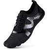 Water Shoes for Men Barefoot Quick-Dry Aqua Sock Outdoor Athletic Sport Shoes for Kayaking, Boating, Hiking, Surfing, Walking(A-all Black)