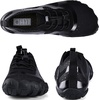 Water Shoes for Men Barefoot Quick-Dry Aqua Sock Outdoor Athletic Sport Shoes for Kayaking, Boating, Hiking, Surfing, Walking(A-all Black)