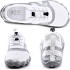Water Shoes for Men Barefoot Quick-Dry Aqua Sock Outdoor Athletic Sport Shoes for Kayaking, Boating, Hiking, Surfing, Walking(A-white/Grey)