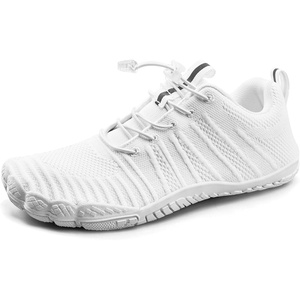 WateLves Water Shoes Men Women Barefoot Beach Aqua Socks Wide Swim Outdoor Walking Breathable Anti Slip Pool Shoes for Hiking Kayaking Diving Surfing(A-white)