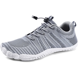 WateLves Water Shoes Men Women Barefoot Beach Aqua Socks Wide Swim Outdoor Walking Breathable Anti Slip Pool Shoes for Hiking Kayaking Diving Surfing(A-grey)