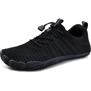 WateLves Water Shoes Men Women Barefoot Beach Aqua Socks Wide Swim Outdoor Walking Breathable Anti Slip Pool Shoes for Hiking Kayaking Diving Surfing(A-black)