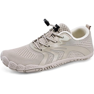 WateLves Water Shoes Men Women Barefoot Beach Aqua Socks Wide Swim Outdoor Walking Breathable Anti Slip Pool Shoes for Hiking Kayaking Diving Surfing(B-beige)