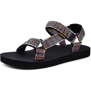 WateLves Womens-Sport-Sandals Hiking Sandals with-Arch-Support Webbing-Outdoor-Beach-Water-Sandals for Travel-Walking-Trekking-Camping(Colored Sand)