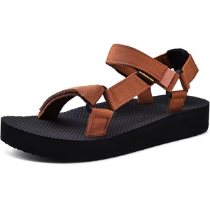 WateLves Womens-Sport-Sandals Hiking Sandals with-Arch-Support Webbing-Outdoor-Beach-Water-Sandals for Travel-Walking-Trekking-Camping(Hd-dark Brown)