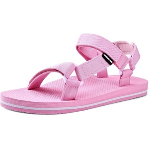 WateLves Womens-Sport-Sandals Hiking Sandals with-Arch-Support Webbing-Outdoor-Beach-Water-Sandals for Travel-Walking-Trekking-Camping(Pink)