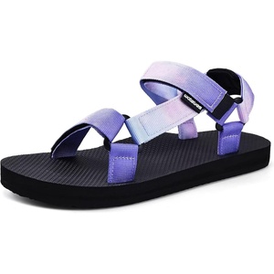 WateLves Womens-Sport-Sandals Hiking Sandals with-Arch-Support Webbing-Outdoor-Beach-Water-Sandals for Travel-Walking-Trekking-Camping(Purple Gradient)