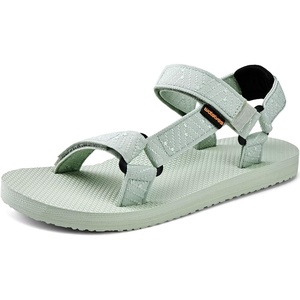 WateLves Womens-Sport-Sandals Hiking Sandals with-Arch-Support Webbing-Outdoor-Beach-Water-Sandals for Travel-Walking-Trekking-Camping(V/Grass Green)