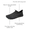 WateLves Barefoot Water Shoes Women Men Beach Breathable Walking Shoes Anti Slip Wide Toe Minimalist Zero Drop Sneakers for Travel Hiking Yoga(A-black)
