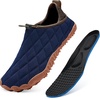 WateLves Barefoot Water Shoes Women Men Beach Breathable Walking Shoes Anti Slip Wide Toe Minimalist Zero Drop Sneakers for Travel Hiking Yoga(A-dark Blue)