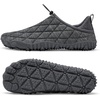 WateLves Barefoot Water Shoes Women Men Beach Breathable Walking Shoes Anti Slip Wide Toe Minimalist Zero Drop Sneakers for Travel Hiking Yoga(A-dark Grey)
