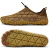 WateLves Barefoot Water Shoes Women Men Beach Breathable Walking Shoes Anti Slip Wide Toe Minimalist Zero Drop Sneakers for Travel Hiking Yoga(A-ginger)