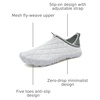 WateLves Barefoot Water Shoes Women Men Beach Breathable Walking Shoes Anti Slip Wide Toe Minimalist Zero Drop Sneakers for Travel Hiking Yoga(A-white/Grey)