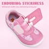 WateLves Toddler Little Kids Wide Shoes Girls Boys Barefoot Sneakers Zero Drop Walking Lightweight Non-Slip Shoes(Bowknot)
