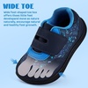 WateLves Toddler Little Kids Wide Shoes Girls Boys Barefoot Sneakers Zero Drop Walking Lightweight Non-Slip Shoes(Game Consoles)
