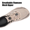 WateLves Water Shoes Women Men Anti Slip Barefoot Wide Toe Beach Breathable Walking Shoes Minimalist Zero Drop Sneakers for Beach Travel Hiking(A-beige)