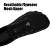 WateLves Water Shoes Women Men Anti Slip Barefoot Wide Toe Beach Breathable Walking Shoes Minimalist Zero Drop Sneakers for Beach Travel Hiking(A-black)