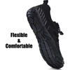 WateLves Water Shoes Women Men Anti Slip Barefoot Wide Toe Beach Breathable Walking Shoes Minimalist Zero Drop Sneakers for Beach Travel Hiking(A-black)