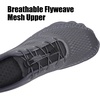 WateLves Water Shoes Women Men Anti Slip Barefoot Wide Toe Beach Breathable Walking Shoes Minimalist Zero Drop Sneakers for Beach Travel Hiking(A-dark Grey)