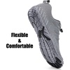 WateLves Water Shoes Women Men Anti Slip Barefoot Wide Toe Beach Breathable Walking Shoes Minimalist Zero Drop Sneakers for Beach Travel Hiking(A-dark Grey)