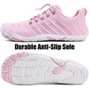WateLves Water Shoes Women Men Anti Slip Barefoot Wide Toe Beach Breathable Walking Shoes Minimalist Zero Drop Sneakers for Beach Travel Hiking(B-pink)