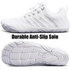 WateLves Water Shoes Women Men Anti Slip Barefoot Wide Toe Beach Breathable Walking Shoes Minimalist Zero Drop Sneakers for Beach Travel Hiking(B-white)