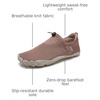 WateLves Water Shoes Womens Mens – Comfortable Lightweight Striped Pattern Barefoot Shoes for Beach Swim Pool Yoga Boating Water Aerobics(Brown)