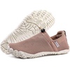 WateLves Water Shoes Womens Mens – Comfortable Lightweight Striped Pattern Barefoot Shoes for Beach Swim Pool Yoga Boating Water Aerobics(Brown)