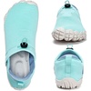 WateLves Water Shoes Womens Mens – Comfortable Lightweight Striped Pattern Barefoot Shoes for Beach Swim Pool Yoga Boating Water Aerobics(Mint Green)
