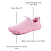 WateLves Water Shoes Womens Mens – Comfortable Lightweight Striped Pattern Barefoot Shoes for Beach Swim Pool Yoga Boating Water Aerobics(Pink)