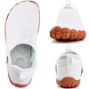 WateLves Water Shoes Womens Mens – Comfortable Lightweight Striped Pattern Barefoot Shoes for Beach Swim Pool Yoga Boating Water Aerobics(White)