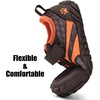 WateLves Water Shoes for Toddler Little Big Kid Wide Barefoot Aqua Athletic Sneakers Girls Boys Hiking Beach Swim Fast Dry Shoes(Chocolate)