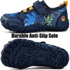 WateLves Water Shoes for Toddler Little Big Kid Wide Barefoot Aqua Athletic Sneakers Girls Boys Hiking Beach Swim Fast Dry Shoes(Dinosaur)