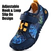 WateLves Water Shoes for Toddler Little Big Kid Wide Barefoot Aqua Athletic Sneakers Girls Boys Hiking Beach Swim Fast Dry Shoes(Dinosaur)