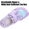 WateLves Water Shoes for Toddler Little Big Kid Wide Barefoot Aqua Athletic Sneakers Girls Boys Hiking Beach Swim Fast Dry Shoes(Purple)