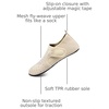WateLves Water Shoes for Women Men Swim Beach Aqua Socks House Slippers Quick Dry Barefoot Travel Shoes with Adjustable Magic Tape for Pool Diving Boating Yoga(A-beige)