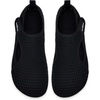 WateLves Water Shoes for Women Men Swim Beach Aqua Socks House Slippers Quick Dry Barefoot Travel Shoes with Adjustable Magic Tape for Pool Diving Boating Yoga(B-black)